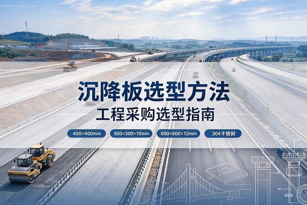 台江沉降板选择方法