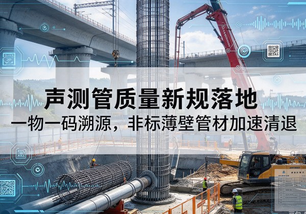 台江声测管质量新规落地，一物一码溯源，非标薄壁管材加速清退