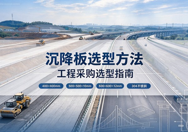 台江沉降板选择方法
